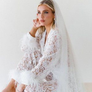 Bon Vivian lace pajama set  Small